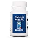 Allergy Research Group Super D3 Dietary Supplement - Bone & Immune Support, Cholecalciferol with C & E, Vegetarian Capsules, Gluten Free - 60 Count