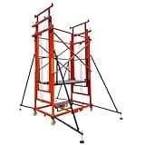XQZMZSCP Mobile Scaffolding Platform Fully Automatic Electric Scaffolding Lifting Platform, Foldable Mobile Hydraulic Elevator Lift Table (Rise Height 4M)
