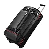 Rolling Duffle Bag with Wheels–100L Large Travel Bag with 5 Handles, Compression Straps, Heavy-Duty Duffel Bag for Travel Wheeled Duffle Luggage, Expandable Luggage for Long Trips