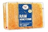 Taj Gourmet All Natural Raw Honeycomb 100% Honey Pure Turkish Raw Honey Comb -100% All Natural Edible Honey Combs Raw Edible - Perfect For Healthy Smoothies Honey With Honeycomb, 200g (7.05oz)