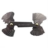 2 in 1 Thread Gauge, Metric 60 Degree and Whitworth 55 Degree(Metric and Imperial), Thread Pitch Gauge for Thread Size Measurement
