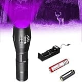 Blood Tracking Light for Deer Nighttime Hunting Flashlight Rechargeable and Long-Lasting Blood Tracking Light for Hunting 2-Color Light Source Blood Light for Tracking Deer