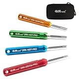 JRready ST5291 Deutsch Pin Removal Tool for Deutsch Size 12 16 20 Solid Contacts Wire Gauge 12-22 AWG,Terminal Release Tool Kit for Deutsch DT, DTM, DTP, DTHD, and HD Series Connectors