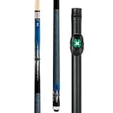 McDermott Star S85 Pool Billiard Cue with 1x1 Hard Case, Blue