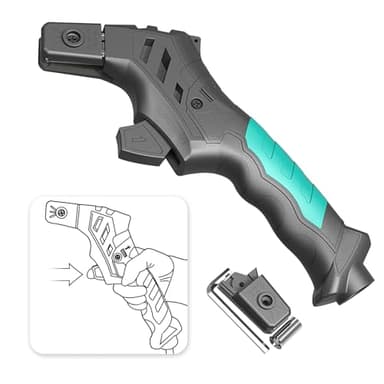 SSimder Welding Stinger Ergonomic Electrode Holder 600AMP Copper Heavy Duty Welding Rod Holder with Multi Angle (90°/135°/ 170°) for Stick Welding