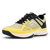 FitVille Wide Pickleball Shoes for Men,All Court Tennis Sneakers Shoes with Arch Support