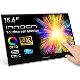 INNOCN 15.6 inch Portable Monitor Touchscreen 4K OLED PU15-Pre USB Type C HDMI External Monitor with Battery for Laptop PC Mac Tablet PS4 Xbox Switch