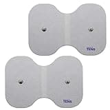 Discount TENS - Premium Butterfly TENS Electrodes Compatible with Omron. 2 Replacement Butterfly Electrode Pads Compatible with Omron TENS Devices