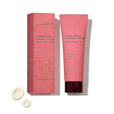 ZZILME Inner Thigh Firming Cream, Body Tightening Cream for Thighs, Legs & Butt, Helps Smooth the Look of Cellulite & Crepey Skin, Lightweight Fast-Absorbing Moisturizer, Korean Skincare, 4.22 Fl Oz