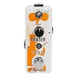 Stax Phaser Guitar Pedal Analog Phaser Guitar Effect Pedals Accessories for Electric Guitar Vintage & Modern 2Modes with Mini Size True Bypass