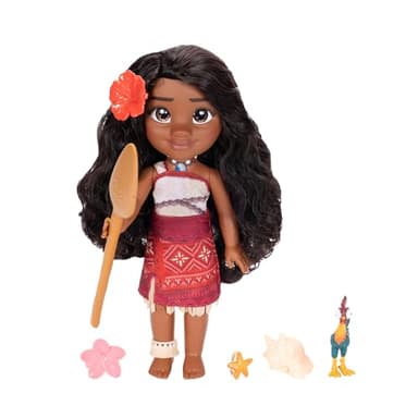 Disney Moana 2 My Singing Friend Moana Doll & Heihei Figure Playset for Girls Officially Licensed, Great Birthday Gift for Kids Girls and Boys