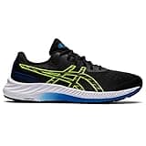ASICS Men's Gel-Excite 9 Running Shoes, 11.5, Black/Hazard Green