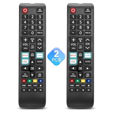【Pack of 2】 Universal for Samsung-TV-Remote-Control Replacement,Compatible with All Samsung Smart Frame QLED LED 7 Series TVs