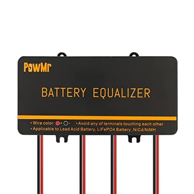 PowMr Battery Equalizer 48V - Battery Voltage Balancer,for 4×12V or 8×12V or More Battery Bank Extend Battery Life 1 Year and More, Support Gel Flood AGM Lithium Battery HA02 Balancer