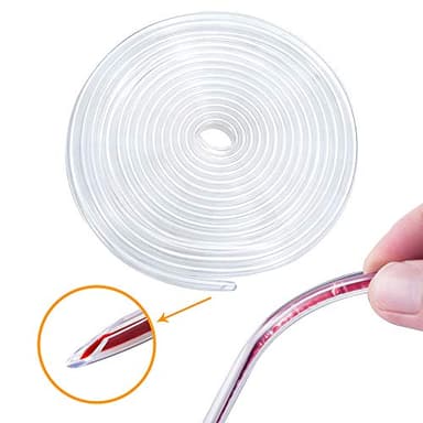 Eytool 5M Clear Door Edge Protectors, Rubber Edge Trim Seal Protector with U Shape Car Protection Door Edge Guard Fit for Most Car (Clear, 16.4FT)