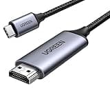 UGREEN USB C to HDMI Cable (4K@60Hz) 3.3FT, Type C Thunderbolt 4/3 to HDMI for Home Office Compatible with iPhone 16 Pro Max Plus, MacBook Pro Air iPad Pro, XPS, Galaxy S24 Steam Deck