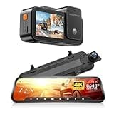 WOLFBOX G930 10'' Rear View Mirror Camera & X5 3 Channel 4K Dash Cam