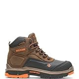 Wolverine Men'sOverpass 6" Mid Composite Toe Waterproof Work Boot, Summer Brown, 10.5 Medium