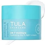 TULA Skin Care 24-7 Hydrating Day & Night Cream - Anti-Aging Moisturizer for Face, Contains Watermelon & Blueberry Extract, 1.5 oz.