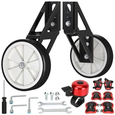CILOYU Dirt Bike Training Wheels Compatible with Razor MX350 MX400 MX500 MX650 Electric Dirt Rocket Bike Accessories Parts Adjustable Height Training Wheels for Kids Electric Dirt Bike