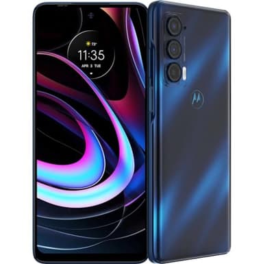 Motorola Edge | 2021 | 2-Day Battery | Unlocked | Made for US by Motorola | 8/256GB | 108MP Camera | Nebula Blue (Renewed)