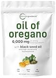 Micro Ingredients Oil of Oregano, 300 Softgel | Oregano Oil with Black Seed Oil, 4X Strength Carvacrol & Thymoquinone | Plant Based, Non-GMO | Antioxidant & Immune Support