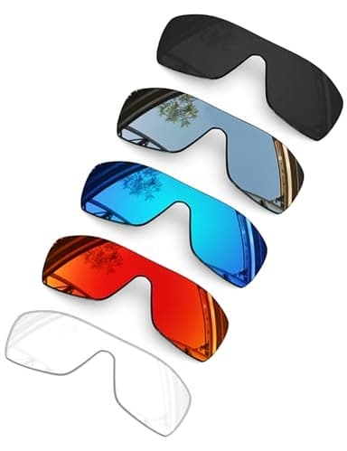 SmartVLT Set of 5 Men's Replacement Lenses for Oakley Turbine Rotor OO9307 Sunglass Combo Pack S01