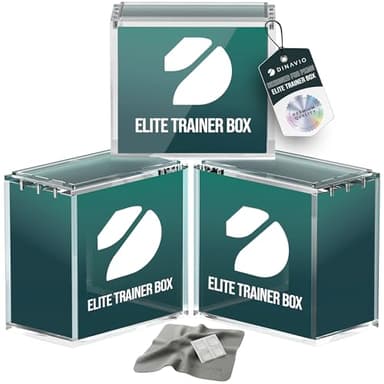 Dinavio Crafthouse Elite Trainer Box Acrylic Display Case Stackable 3 Pack - 8mm + 5mm Ultra Thick Acrylic with N52 Strong Magnets - ETB Case Protector - Compatible with Elite Trainer Boxes (3 Pack)