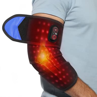 Cordless Heating Pad for Arm & Elbow for Pain Relief, 5000mAh Rechargeable Arm Heating Pad, Extra Long Arm Heating Pad Sleeve,Large Area Heated Elbow Wrap with 3 Heating Levels & Timer