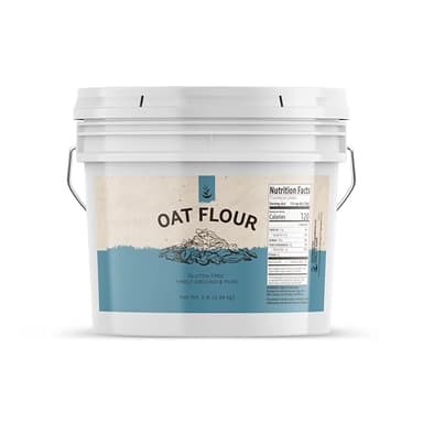 Oat Flour (1 Gallon) Gluten-Free Baking, Non-GMO, Finely Ground & Pure