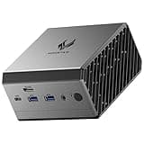 AOOSTAR Mini PC GT37 AMD Ryzen AI 9 HX-370 (up to 5.1GHz), 32GB LPDDR5X (8000MHz) 1TB PCIe 4.0 SSD Mini Gaming Computers, Triple Screen, WiFi 7, 2.5G*2, USB4+Oculink