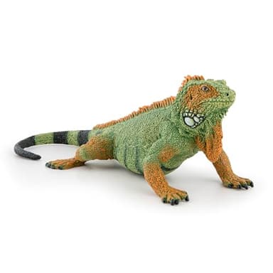 PAPO - Iguana Figurine - for Ages 3 and Up - Realistic Hand-Painted Reptile Model - Educational Toy - Durable and Collectible - Inspires Creativity - Gift Idea