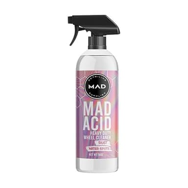 MAD Acid Heavy Duty Wheel Cleaner & Rim Cleaner - Safe on Chrome, Clear Coated Painted Surfaces, Glass, Plastic, And Most Wheel Finishes - Brake Dust, Rust, and Grime
