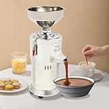 Commercial Peanut Butter Machine Electric Grain Grinder Stainless Steel Sesame Sauce Peanut Nut Butter Maker, 33 Lbs/H, 1100W