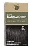 ONC NATURALCOLORS (3N Natural Dark Brown) 4 fl. oz. (120 mL) Heat Activated Healthier Permanent Hair Dye with Certified Organic Ingredients, Ammonia Free, Vegan Friendly, 100% Gray Coverage