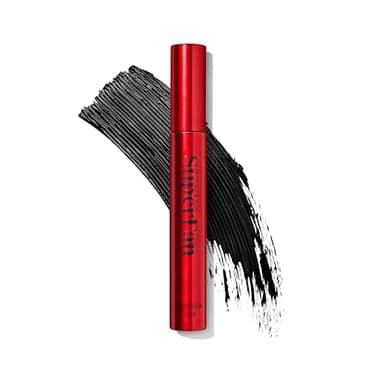 Smashbox Super Fan Lash Lengthening Mascara | Fanned-Out Volume + Length, Long-Wearing Mascara without Clumping, 0.34 Fl Oz, Black