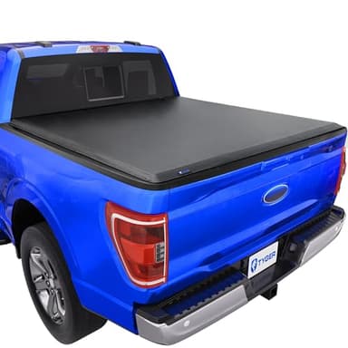 Tyger Auto T1 Soft Roll-up Truck Bed Tonneau Cover Compatible with 2021-2026 Ford F-150; Lightning | 5.5' (67") Bed | TG-BC1F9064