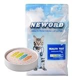 NEWORD Crystals Cat Litter Health Indicating Silica Gel Cat Litter, Color-Changing, 8lb, Urine PH Levels Detection Health Monitoring Non-Clumping Superior Odor Control Absorbent Lightweight, Unscented