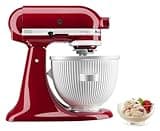 KitchenAid Ice Cream Maker Attachment for Stand Mixer, 2 Quart, KSMICM, White
