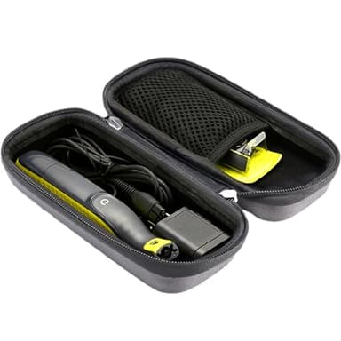 ProCase Hard Travel Carrying Case for Hybrid Electric Trimmer and Shaver, Portable Hybrid Razor Organizer Storage Bag Fit QP2630 QP2620 QP2530 QP2520 and Accessories -Carbon