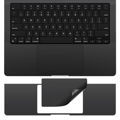 CaseBuy Palm Rest Protector Vinyl Skin Sticker for 2026-2023 MacBook Pro 14 inch M5 M4 M3 Pro/Max A3426 A3427 A3434 A2918 A2992 A3401 A3112 with Touch-ID Scratch-Resistant Keyboard Cover -Space Black