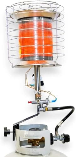 Avenger 360-Degree Infrared Tank Top Propane Heater - 42,000 BTU - Model# FBDTP360