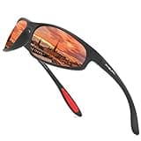 FAGUMA Polarized Sports Sunglasses For Men Cycling Driving Fishing UV400 Protection