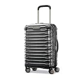 Samsonite Stryde 2 Hardside Expandable Luggage with Double Spinner Wheels, 22 x 14 x 9 Carry On, Brushed Graphite
