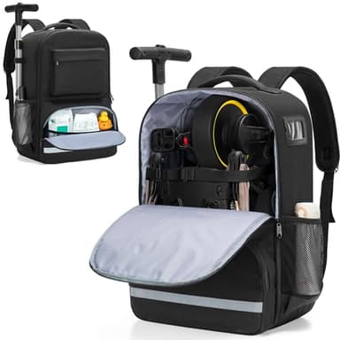 GRAOSO Travel Bag Compatible with Doona Liki Trike S3 & S5, Folding Toddler Tricycle Storage Backpack, Stroller Bag with 3 Carrying Ways for Airplane, Black, Patented Design