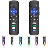 Remote for Roku TV, 2-Pack Replacement for Roku TV Remote Compatible for TCL Roku/Onn Roku/Hisense Roku/Philips Roku/Sharp Roku/Westinghouse Roku/Insignia Roku TV [Remote Control for Roku TV Only]