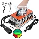 48 Volt Golf Cart Battery Charger for Club Car Precedent & DS Models, 18AMP Golf Cart Charger 48 Volt Club Car Fully Automatic Smart Fast Charging with 16Ft Cable, for Lead-Acid Batteries