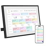 BQQJDD 10.1 Inch Digital Calendar, 2025-2026 Desk Calendar Smart WiFi Planner&Chore Chart, IPS HD Interactive Touchscreen Display For Family Schedules, Also Share Photos/Videos