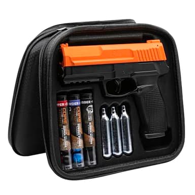 Prepared 2 Protect P2P Secure 68P Pepper Ball Pistol .68 Cal CO2-Powered 6-Shot Starter Kit — Less-Lethal Self-Defense