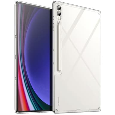 JETech Clear Case for Samsung Galaxy Tab S10 Ultra/Tab S9 Ultra 14.6-Inch, Anti-Yellowing Transparent Slim Cover with Hard PC Back and Soft TPU Bumper, Support S Pen Wireless Charging (Clear)